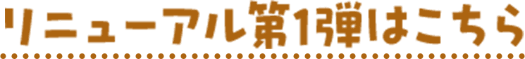 リニューアル第１弾はこちら